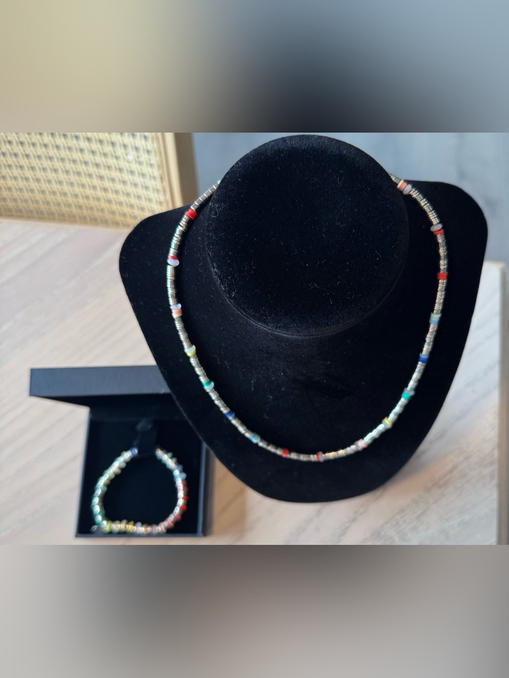LOFT - Gold-Tone and Multicolor Necklace and Bracelet Set